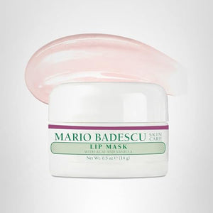 Mario Badescu Lip Mask with Acai and Vanilla for All Skin Types, Overnight Lip Treatment Enriched With Skin Softening Coconut Oil and Hydrating Shea Butter, 0.5 Ounces Mario BadescuBuy Supplements Australia