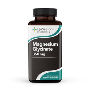 LifeSeasons Magnesium Glycinate 350 mg – Highly Absorbable Magnesium Supplement for Sleep Support, Calm Mood & Muscle Relaxation – Vegan, Gluten‑Free, 120 Vegetarian Capsules LifeSeasonsBuy Supplements Australia