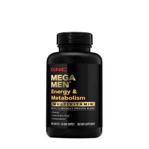 GNC Mega Men Energy & Metabolism Multivitamin | Antioxidants and Increased Calorie Burning | 180 Count GNC buy supplements Au