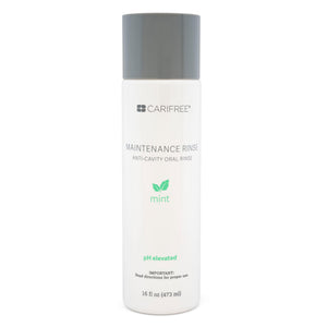 Suplement CariFree Maintenance Rinse, Mint Flavored, Anti-Cavity Fluoride Mouthwash, Dentist Recommended, Prevents Oral Decay, Freshens Breath, Alcohol-Free, VelvetGlow USA