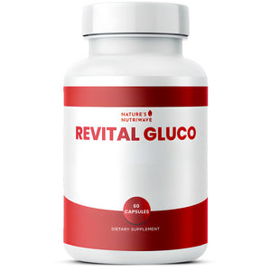 Revital Gluco – Daily Supplement with Vitamin C, Vitamin E, Magnesium, Biotin, Zinc & 10+ Botanical Ingredients – Made in USA, Non-GMO, Stimulant-Free Formula – 60 Caps (30 Servings), 1 Month Supply Nature’s NutriWaveBuy Supplements Australia