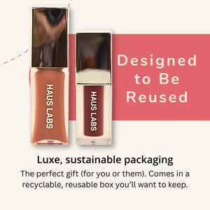 Haus Labs PHD Hybrid Innovation Plumping Lip Glaze Duo - Honey Shimmer Full Size & Persimmon Mini Haus LaboratoriesBuy Supplements Australia