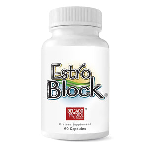 EstroBlock Estrogen Balance Supplement - Maintain Clear Skin, Body Defenses for Women & Men - Delgado Protocol - Original Formula w/No Crystalline DIM Against Dysfunction - 60 Capsules The Delgado Protocol for Health buy supplements Au