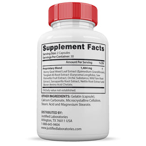 (2 Pack) Vital Grow XL Pills 1484MG Advanced Formula Proprietary Blend for Men 60 Capsules Justified Laboratories buy supplements Au