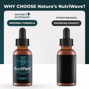Nature’s NutriWave Audifort Drops – Herbal Liquid Supplement with Grape Seed & Panax Ginseng – Non-GMO, Easy-to-Take, Made in the USA – 60 Servings, 1 Month Supply Nature’s NutriWave buy supplements Au