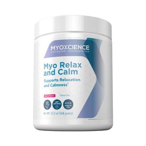 MYOXCIENCE Myo Relax & Calm | Myo-Inositol, L-Theanine, Taurine, Magnesium & GABA | Supports Sleep, Neurotransmitter & Hormone Support (Berry Flavor) (60 Servings) MYOXCIENCE buy supplements Au