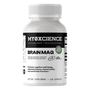 Magnesium L-Threonate + Mag Acetyl-Taurate (ATA Mag) + Mag Glycinate | Promotes Cognitive Well-Being, Enhanced Memory, Mental Clarity and Overall Brain Function | 120 Capsules MYOXCIENCE buy supplements Au