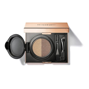 ICONIC LONDON Eyebrow Cushion 2 Colour Sculpter | Fill and Define Eyebrows, Includes a Double Sided Applicator, (Ash Blonde) ICONIC LONDON buy supplements Au
