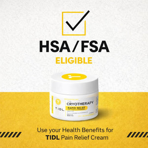 TIDL Cryotherapy Pain Relief Cream, 3 Oz, Targeted Neck Pain, Joint & Muscle Pain Relief with Organic, Plant-Based Menthol, Instant Cooling for Sport & Post Workout Full Body Recovery TIDLBuy Supplements Australia