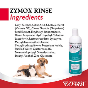 Zymox Leave On Conditioner for Pets, 12 fl oz Pet King Brands buy supplements Au