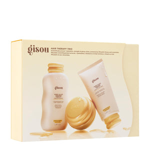 Gisou Honey Gloss Hair Therapy Trio - Mini Shampoo, Hair Mask and Conditioner for smoother, stronger and glossier hair GisouBuy Supplements Australia