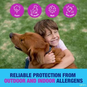 Ohm Children's Allergy Medicine, Loratadine 5mg, Chewable Tablets (30 Count) Grape Flavor, Non-Drowsy Antihistamine, 24-Hour Allergy Relief for Runny Nose, Watery Eyes, Itchy Throat & Nose Ohm buy supplements Au