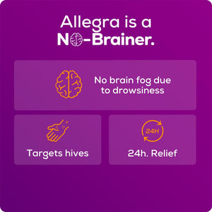 Allegra Hives Antihistamine 24-Hour Tablets, Non-Drowsy Hive Reduction and Hive Itch Relief, 180 mg Fexofenadine HCI, 30-Count Allegra buy supplements Au