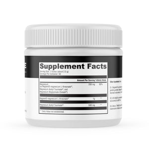 MYOXCIENCE Brain Mag | Magnesium L-Threonate Magtein & Magnesium Glycinate Powder (Unflavored) (60 Servings) MYOXCIENCE buy supplements Au