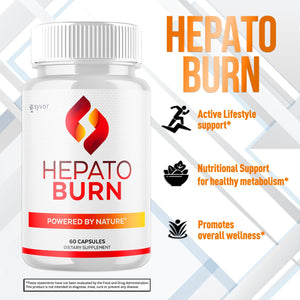(3 Pack) Hepato Burn Capsules, Official Hepato Burn Pills with All Natural Premium Ingredients, Hepatoburn Energy and Fitness Vitamin Supplement, Hepatoburn Lifestyle Powered by Nature (180 Capsules) Syvor buy supplements Au