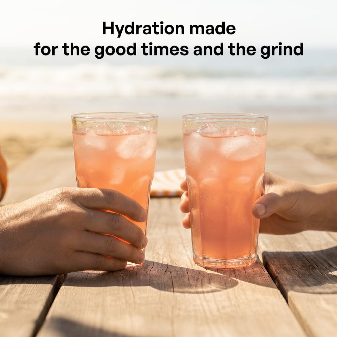 KEY NUTRIENTS Electrolytes Powder Bundle, Fresh Pink Lemonade 90 Servings Jar + Peach Mango 90 Servings Jar, Sugar Free Hydration Drink Mix with Vitamins & Minerals, No Calories