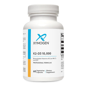XYMOGEN K2-D3 10000 - Vitamin D3 K2 Supplement for Immune, Bone & Cardiovascular Support* - Non-GMO, Gluten-Free, Vegetarian - 60 Capsules XYMOGEN buy supplements Au