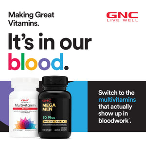 GNC Mega Men Energy & Metabolism Multivitamin | Antioxidants and Increased Calorie Burning | 180 Count GNC buy supplements Au
