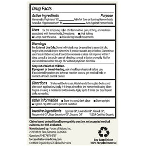 Forces of Nature Hemorrhoid Control Extra Strength, Organic Homeopathic Medicine with Witch Hazel, Horse Chestnut, and Soothing Essential Oils for Itching, Swelling & Discomfort, 5ml (0.17 fl oz) Forces of NatureBuy Supplements Australia