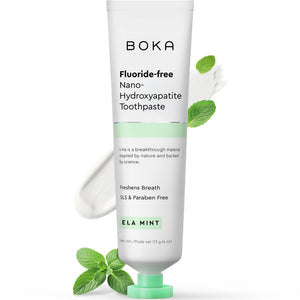 Suplement Boka Fluoride Free Toothpaste, Nano Hydroxyapatite Toothpaste, Appropriate for Sensitive Teeth - for Adult Oral Care - VelvetGlow USA