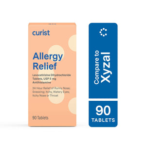 Curist - Generic Xyzal Levocetirizine 5 mg - (90 Tablets) - Allergy Pills, 24 Hour Allergy Relief - Allergy Medicine Curist buy supplements Au