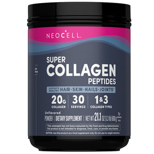 NeoCell Super Collagen Peptides Powder | 30 Servings | Unflavored | Types I & III | Grass Fed Bovine Supplement | Hair, Skin, & Nails | for Women and Men NeoCell buy supplements Au