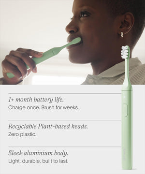 Suplement SURI 2.0 New Sonic Electric Toothbrush with Pressure Sensor | 1 Month+ Battery | Electric Toothbrush for Adults - VelvetGlow USA
