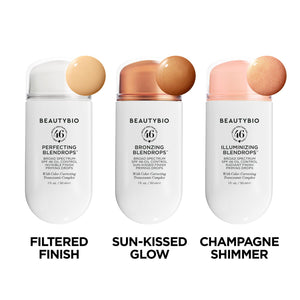 BeautyBio BLENDROPS. Broad Spectrum SPF 46 Oil-Control Priming Drops With Color-Correcting Tranexamic Complex beautybio buy supplements Au