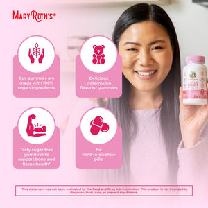 MaryRuth Organics Vegan Collagen for Women & Men, Collagen Boosting Gummies, Skin Care, Lysine, Vitamin C, Vitamin A, Amla, Supplement for Hair & Skin, Vegan, Non-GMO, Gluten Free, 90 Servings MARYRUTH'S buy supplements Au