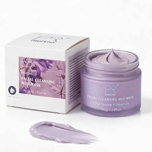 PROFEINA Clay Mask for Face, Non-Drying Facial Cleansing Mud Mask for Oily and Sensitive Skin, Deep Pore Cleansing Face Mask, Smooth Easy-Rinse Texture, Weekly Spa Skincare Routine, 4.23 Oz for Pores