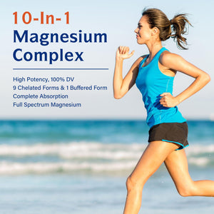 Innate Vitality 10-in-1 Magnesium Complex 960mg, 420mg Elemental Mag per Serving, with Magnesium Glycinate, Citrate, Malate, and More, Sleep, Digestion, Energy Support, 90 Vegan Caps Innate Vitality buy supplements Au