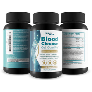 Blood Cleanse Cell Care Pro - Improved Formula - Our Best Blood Cleanse Detox - Cleanse Blood & Detox Body Cleanse - Full Body Cleanse - Sugar Detox Cleanse Pancreas Sweet Blood Cleanse Supplements True You Health buy supplements Au