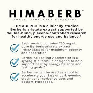 MYOXCIENCE Berberine Fasting Accelerator | Himaberb Berberine HCL with ALA (Alpha Lipoic Acid) and Biotin (90 Capsules) MYOXCIENCE buy supplements Au