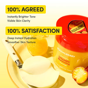 Suplement EQQUALBERRY Vitamin Illuminating Toner Pads | Niacinamide 2% + Brightening Vitamin C-Peptide | Hydrating Exfoliating Multi Pads & Dark Spot Remover - VelvetGlow USA