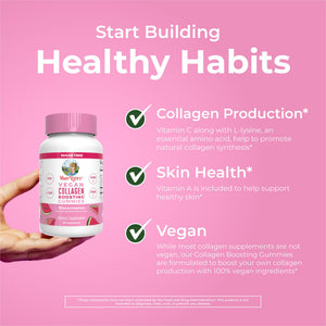MaryRuth Organics Vegan Collagen for Women & Men, Collagen Boosting Gummies, Skin Care, Lysine, Vitamin C, Vitamin A, Amla, Supplement for Hair & Skin, Vegan, Non-GMO, Gluten Free, 90 Servings MARYRUTH'S buy supplements Au