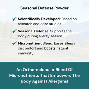 Revitalize Wellness Organic Seasonal Defense Powder Formerly Allergy Defense | Bromelain, Vitamin B3, Vitamin C, Quercetin, and NAC | No Sugar Added | Fruit Punch Flavor | 30 Servings Revitalize WellnessBuy Supplements Australia