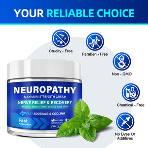 Neuropathy Nerve Relief Cream, Large 4 Oz, Nerve Savior for Neuropathy-Maximum Strength for Feet, Hands, Legs & Toes, Neuropathy Cream with Arnica, Vitamin B6, Aloe Vera & MSM, 120 ml TRPLKJEBuy Supplements Australia