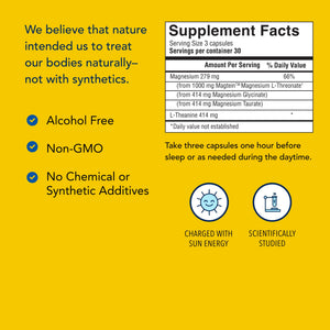 NORTH AMERICAN HERB & SPICE PurelyMin - 90 Vegi Caps - Highly Absorbable Magnesium Complex + L-Theanine - 30 Servings NORTH AMERICAN HERB & SPICE buy supplements Au