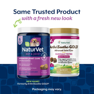 NaturVet ArthriSoothe-Gold Level 3 Advanced Joint Care for Dogs – Soft Chew Dog Supplement with Glucosamine, MSM, Chondroitin & Hyaluronic Acid – Wheat-Free Pet Supplements – 180 Ct. NaturVetBuy Supplements Australia
