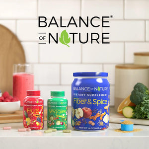 Balance of Nature Fruits & Veggies Supplements - Whole Fruit and Vegetable Ingredients for Women, Men, and Kids - 90 Fruits Capsules, 90 Veggies Capsules - 1 Set Balance of Nature buy supplements Au