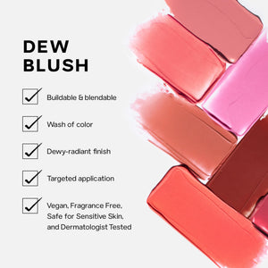 Saie Cheek Flush Duo - Dew Liquid Blush (.40 oz, Lady), SuperSuede Baked Powder Blush (.01 oz, Mia) - Layerable, Skin-Nourishing Blushes for a Seamless Radiant Finish SaieBuy Supplements Australia