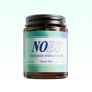 Suplement NOBS (No Bad Stuff) Toothpaste Tablets - Nano Hydroxyapatite, Fluoride & Plastic Free, Eco & Travel Friendly - Remineralize with NHA (3 Month) - VelvetGlow USA