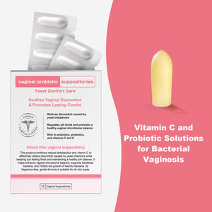 Nahid Vaginal probiotic Suppository, hyaluronic Acid Suppositories, Vaginal moisturizer, PH Balance, Restores Healthy Vaginal Odor, Yeast Comfort Care (12 Inserts) Nahid buy supplements Au
