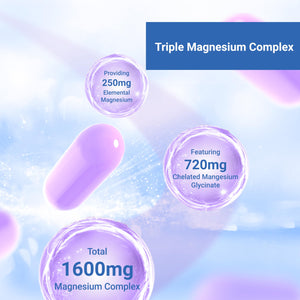 Naturalis Vegan Triple Magnesium Complex | Chelated Glycinate, Citrate & Oxide 1600mg Delivers 250mg Elemental Magnesium | Easily Absorbed for Stress, Muscle, Heart, Bone Support* | 60 Softgels Naturalis buy supplements Au