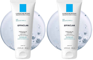 La Roche-Posay Effaclar Medicated Gel Cleanser,2% Salicylic Acid Cleanser + LHA + Glycerin,Foaming Acne Face Wash,Helps Clear & Prevent Acne Breakouts,