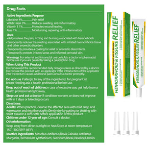 Dr.Goddyik Hemorrhoids and Fissure Relief Cream,Hemorrhoid Ointment for Hemorrhoid Treatment Fast Acting Relief of Pain, Swelling Dr.GoddyikBuy Supplements Australia
