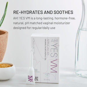 AH! YES® Long Lasting Vaginal Moisturizer for Vaginal Dryness, Water Based & Estrogen-Free, 6 Pre-Filled Applicators AH! YES buy supplements Au