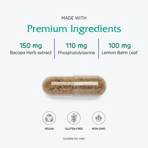 Vitanica MindBlend, Brain Support, Vegan, 60 Capsules Vitanica buy supplements Au