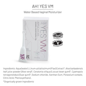 AH! YES® Long Lasting Vaginal Moisturizer for Vaginal Dryness, Water Based & Estrogen-Free, 6 Pre-Filled Applicators AH! YES buy supplements Au