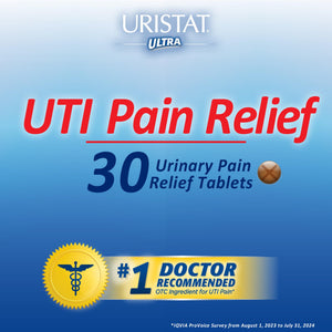 Uristat Ultra Strength UTI Relief Tablets – Ease Urinary Pain, Burning & Urgency, Cranberry Flavor, 30 Count URISTAT buy supplements Au